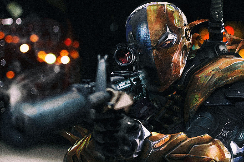 Deathstroke Rifle Comics Poster