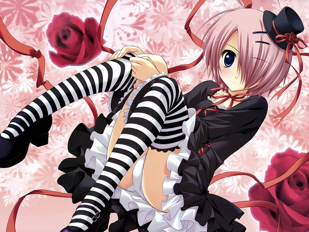 Cute Hot Anime Girl Poster