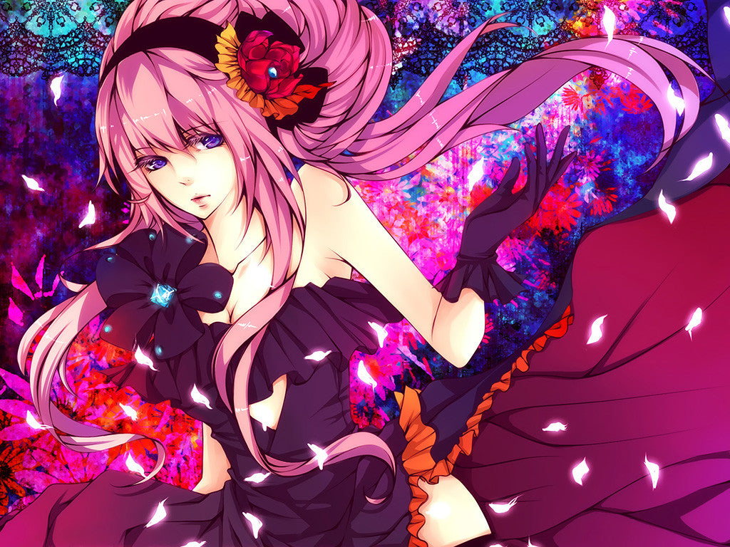 Vocaloid Megurine Luka Anime Girl Poster