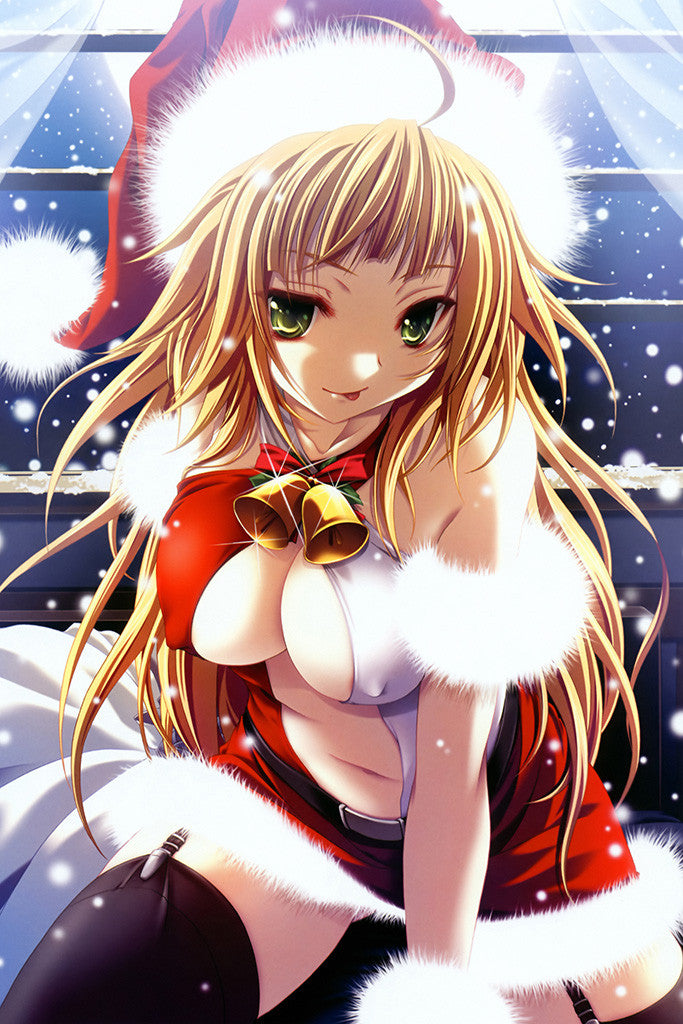 Hot Girl Santa Anime Poster