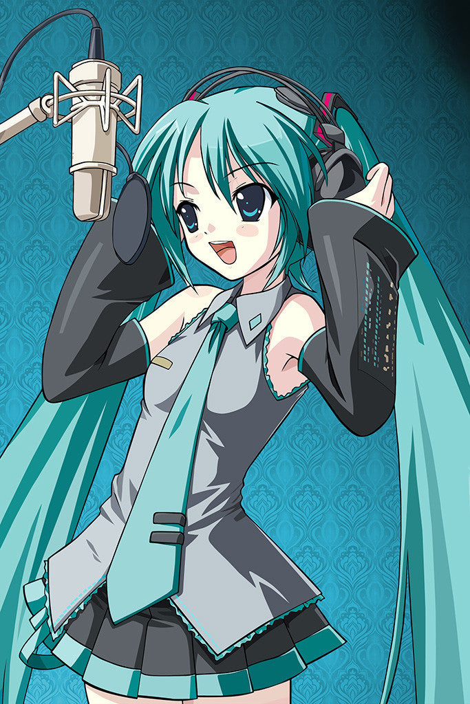 Hot Girl Vocaloid Hatsune Miku Hot Anime Poster