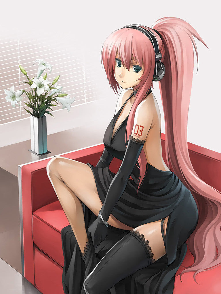 Hot Girl Vocaloid Megurine Luka Anime Poster