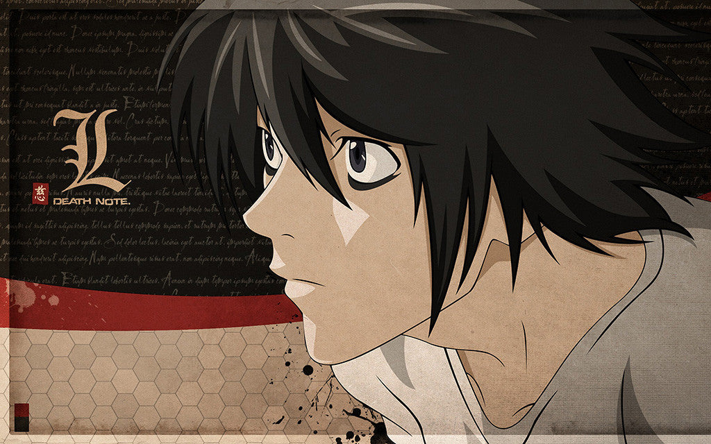 Death Note L Light Anime Poster