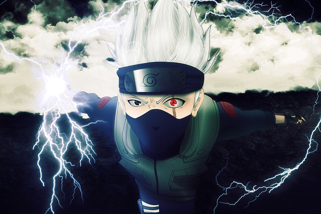 Hatake Kakashi Naruto Anime Poster
