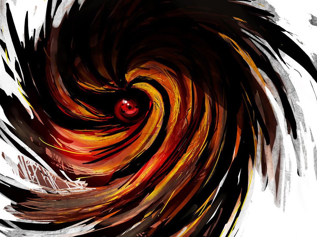 Madara Eye Sharingan Naruto Anime Poster