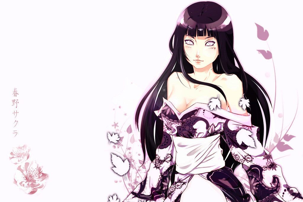Hinata Hyuuga Naruto Anime Poster