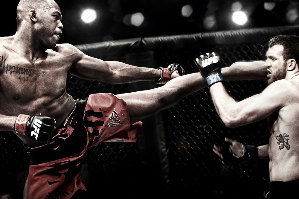 Jon Jones Ryan Bader MMA Poster