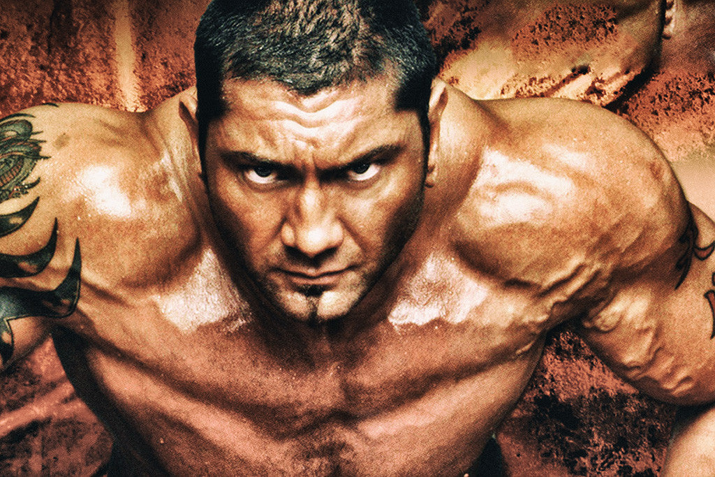 Dave Batista Wrestler Fighter MMA Poster