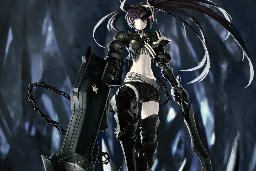 Black Rock Shooter Cute Girl Anime Poster