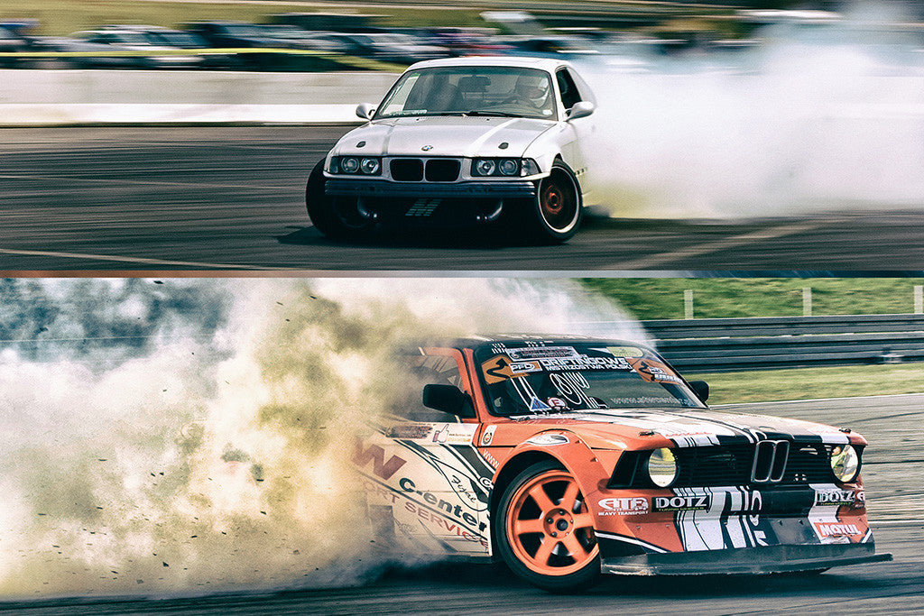 BMW M3 M5 Drifting Sports Cars Poster