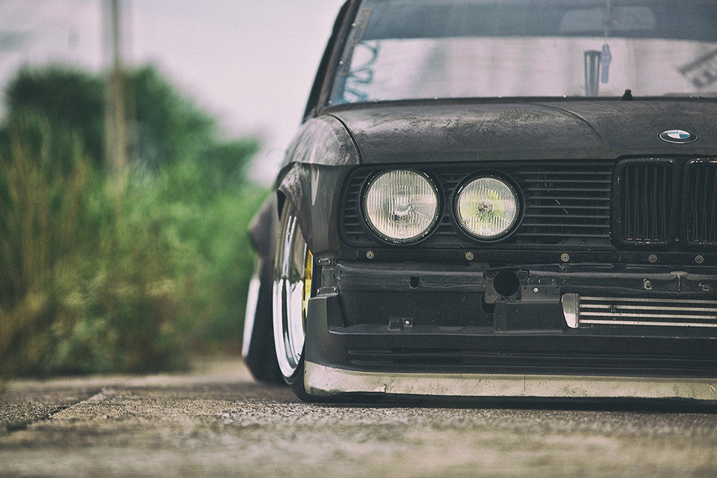 BMW 5 Series E28 Old Car Poster