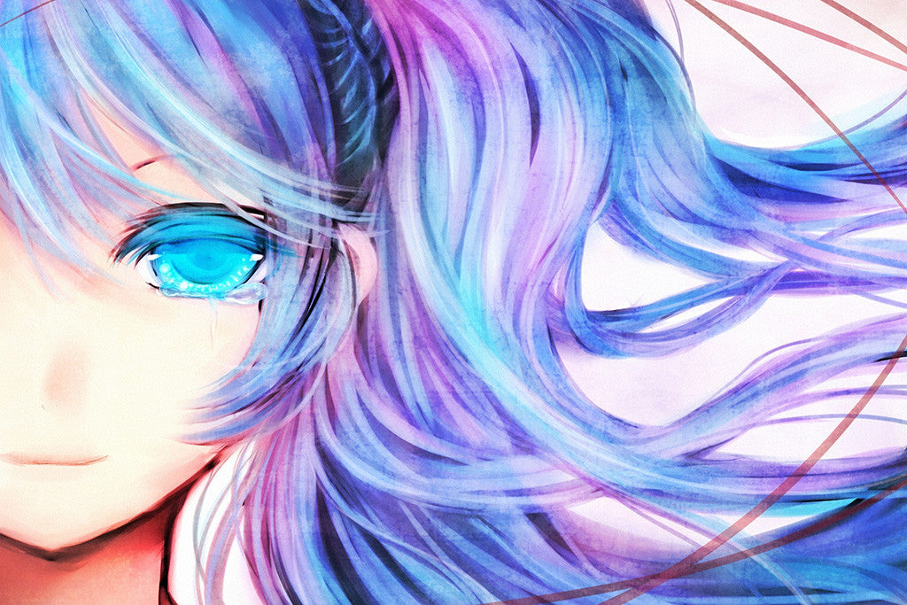 Vocaloid Hatsune Miku Girl Anime Poster
