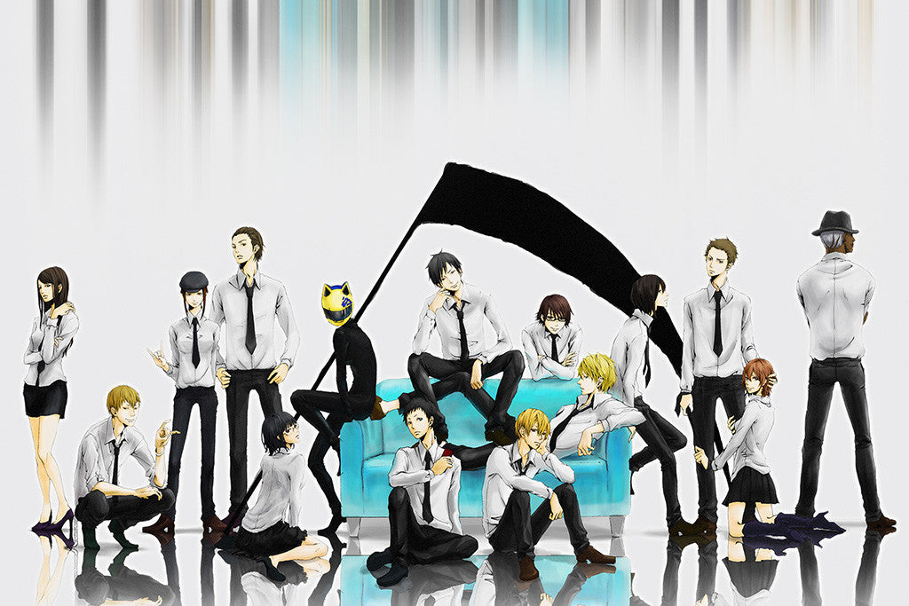 Durarara Characters Anime Poster
