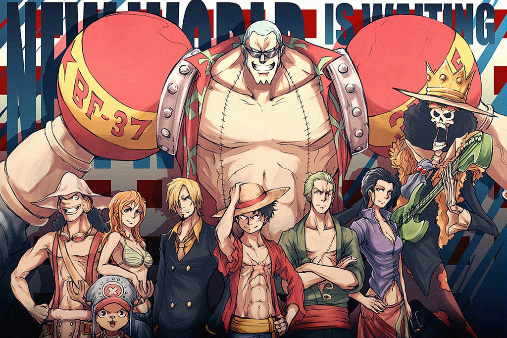 One Piece Monkey D Luffy Anime Poster