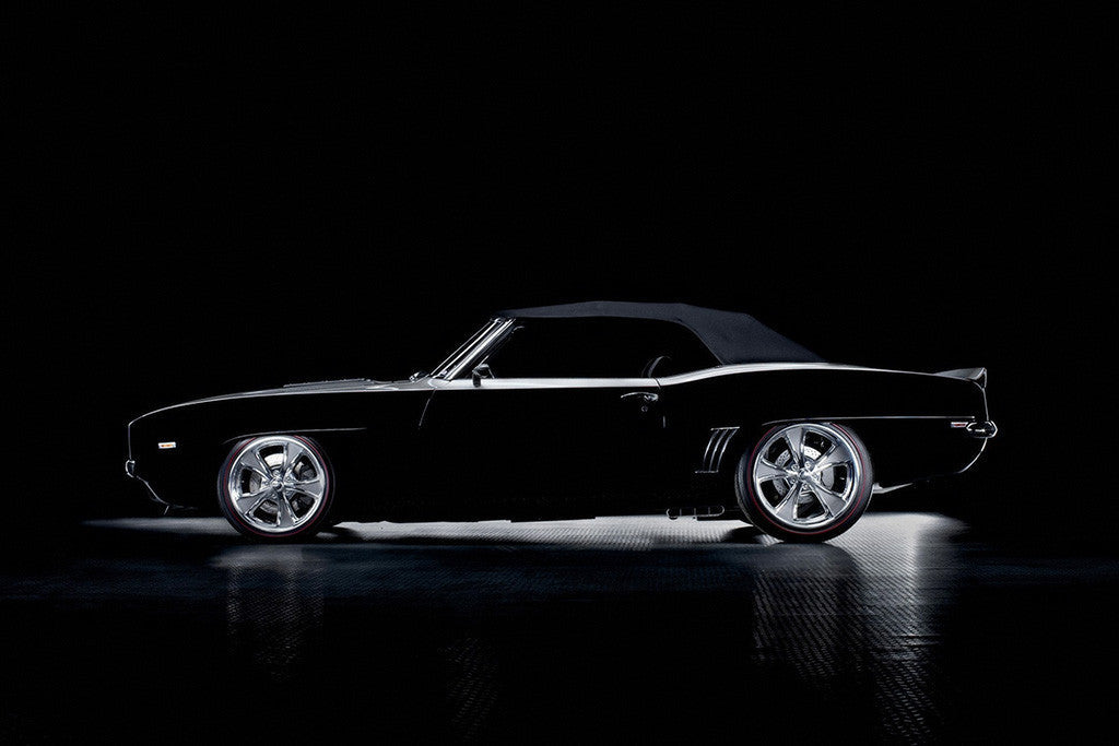Chevrolet Camaro Convertible 1969 Car Poster
