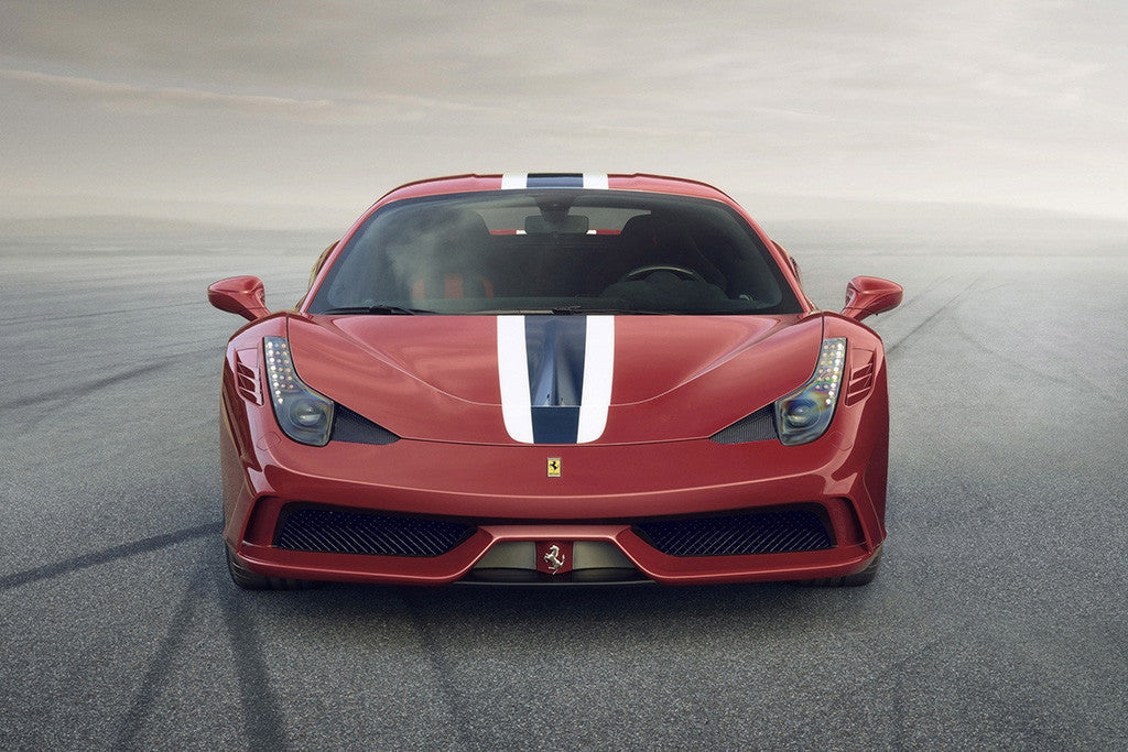 Ferrari 458 Speciale Red Car Poster