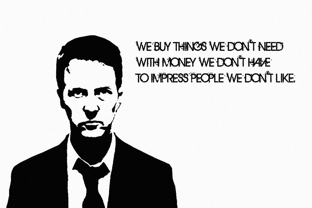Fight Club Movie Quotes Poster