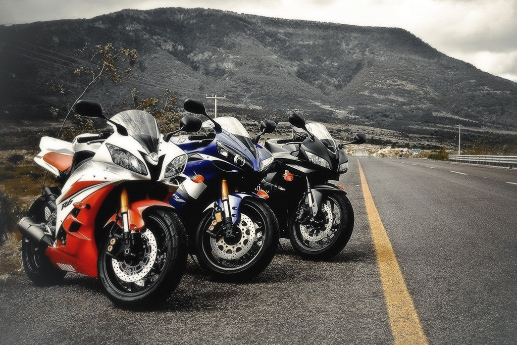 Yamaha R6 Bike Poster