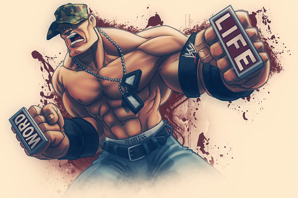 John Cena WWE Poster