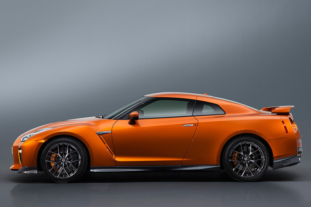 Nissan GT-R GTR New 2017 Side View Car Poster