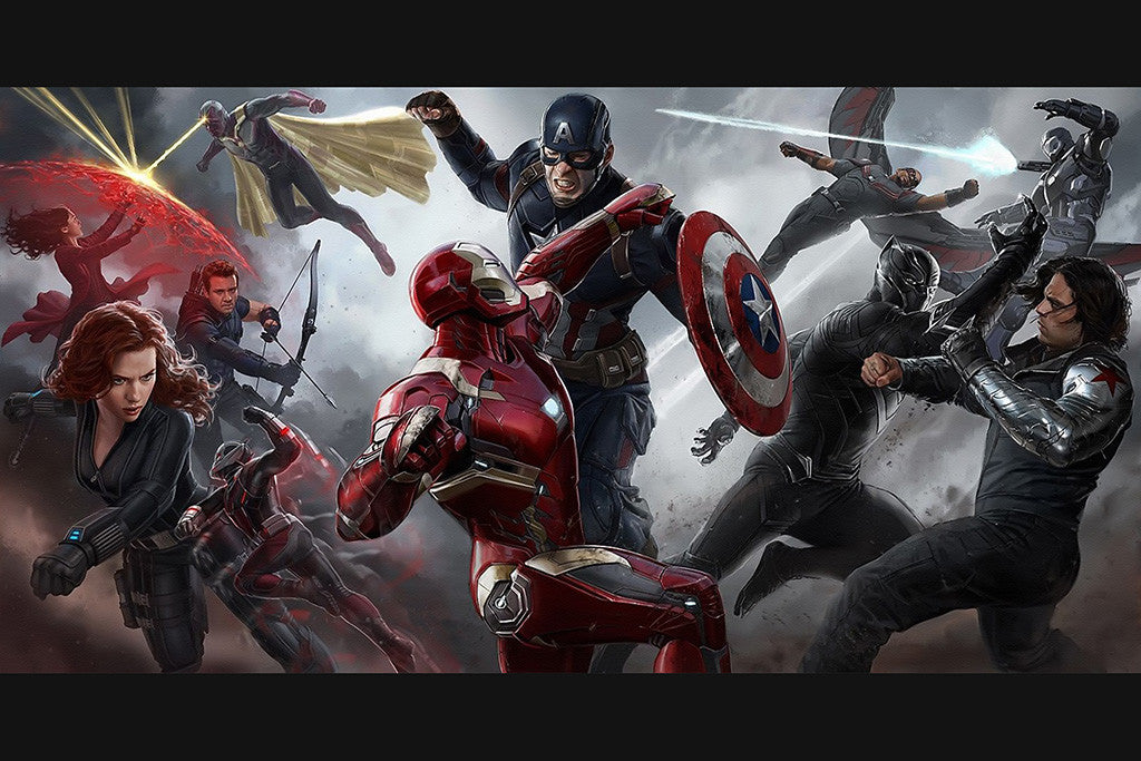 Captain America Super Man Comics Characters