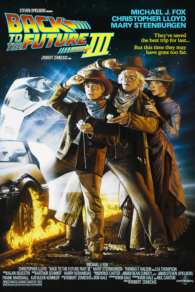Back To The Future 3 III Movie Poster