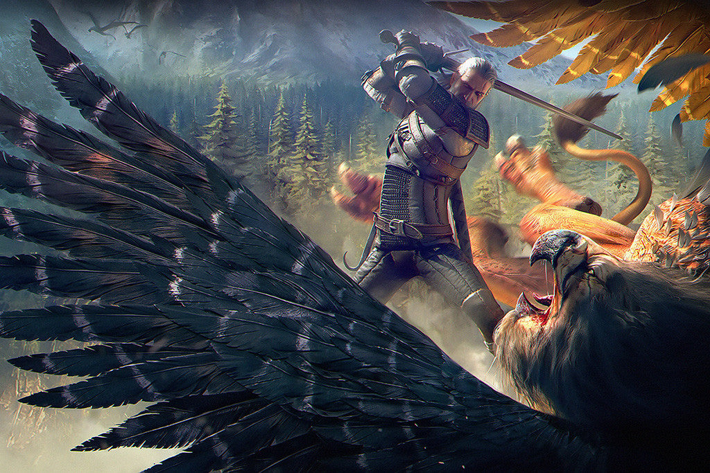 Witcher 3 Wild Hunt Video Game Poster