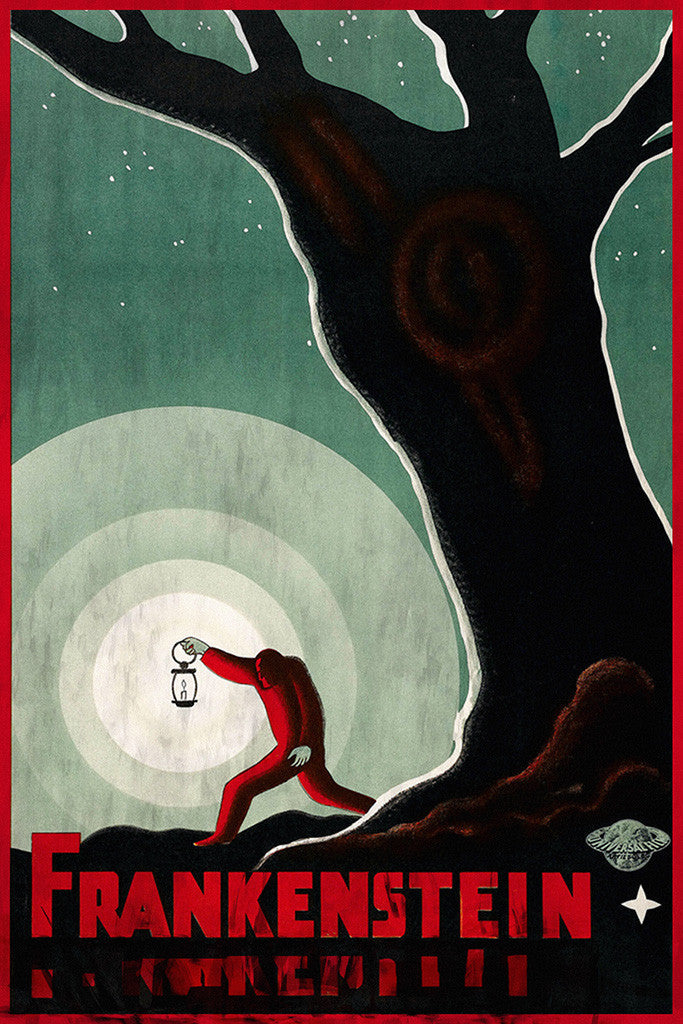 Frankenstein Art Poster