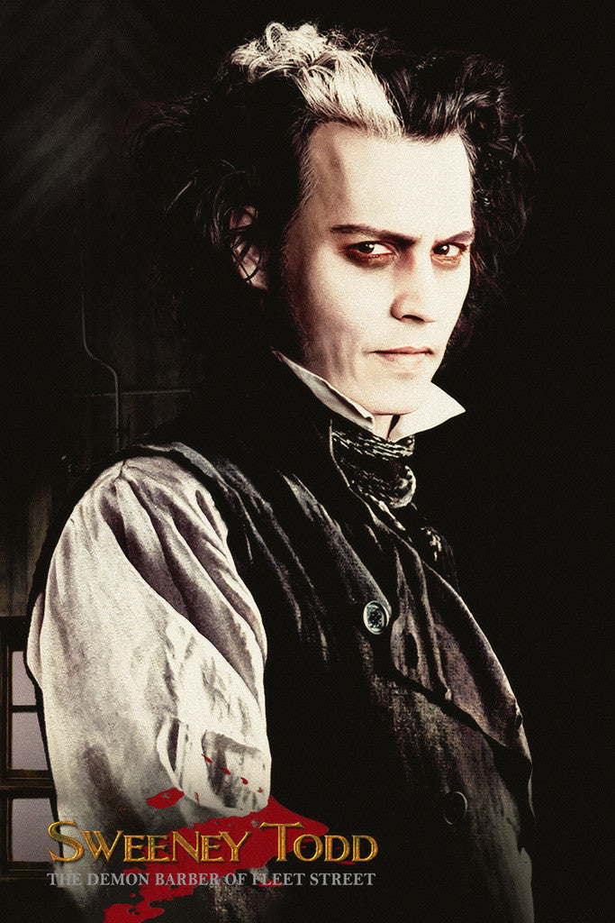 Sweeney Todd Johnny Depp Movie Poster