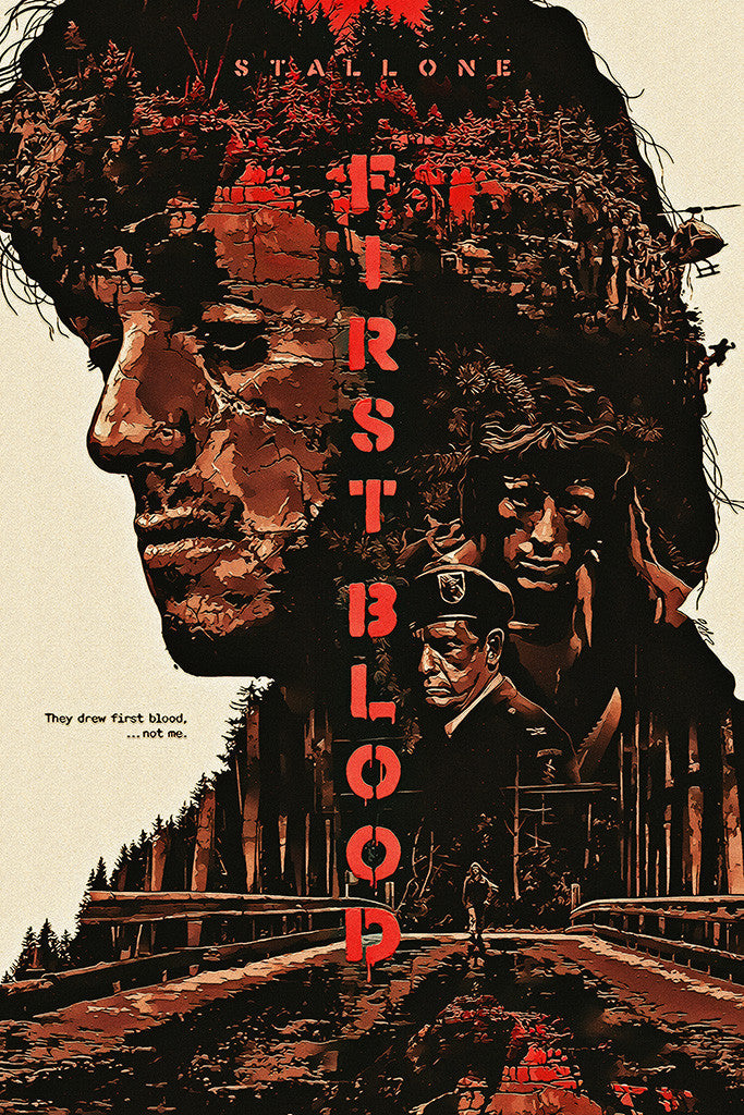 Rambo First Blood Movie Poster