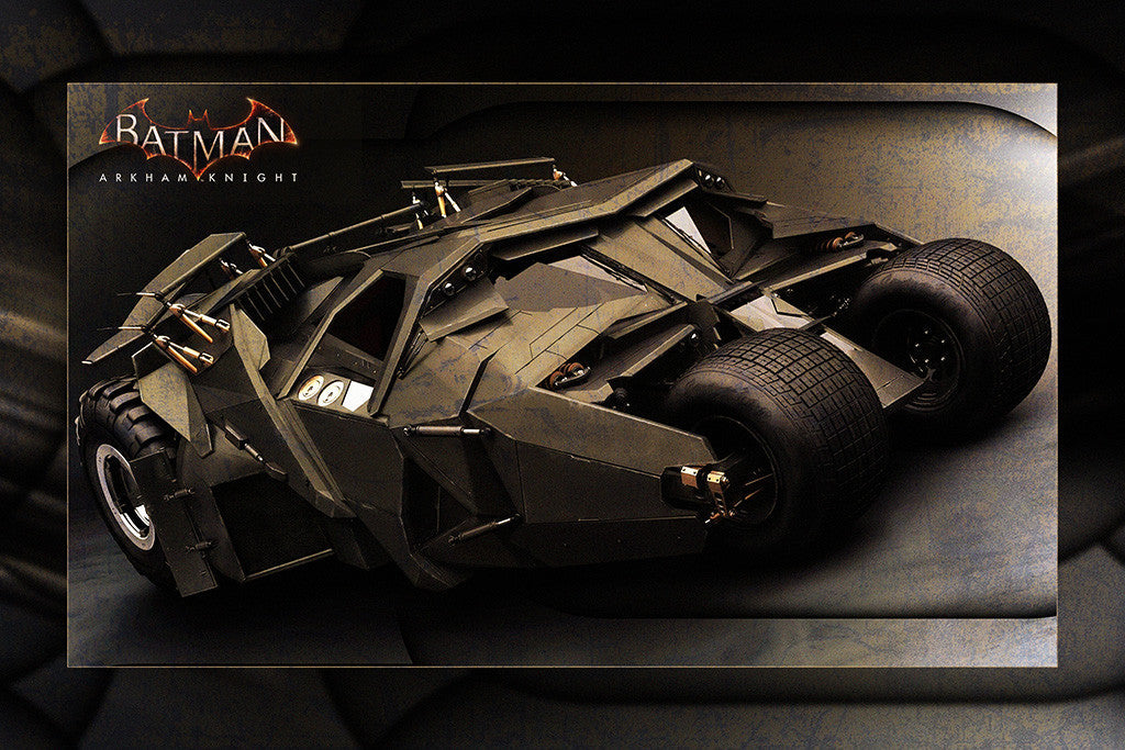 Batman Arkham Knight Batmobile Poster