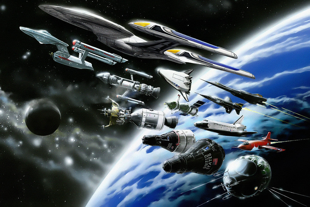 Star Trek Outer Space Poster