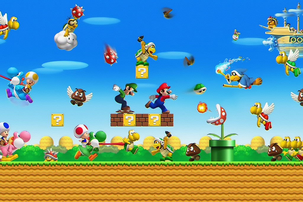 Super Mario Bros Poster