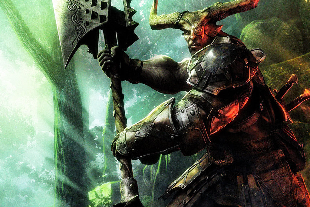 Dragon Age Inquisition Iron Bull Poster