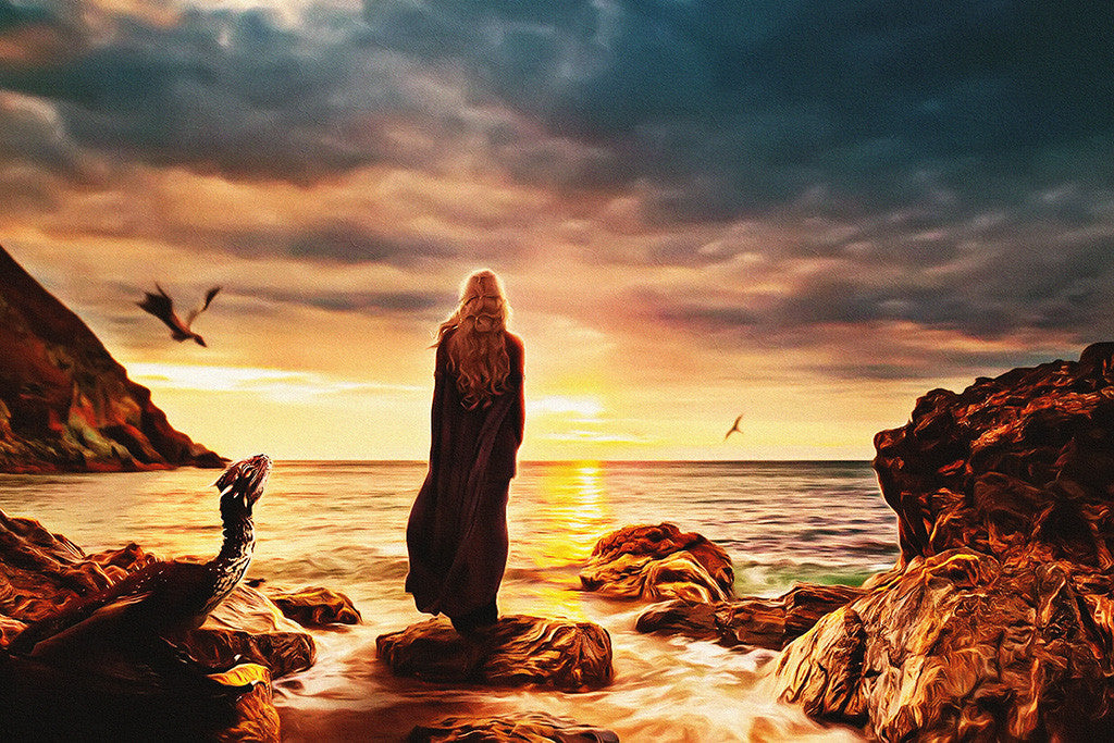 Game Of Thrones Dragon Daenerys Poster
