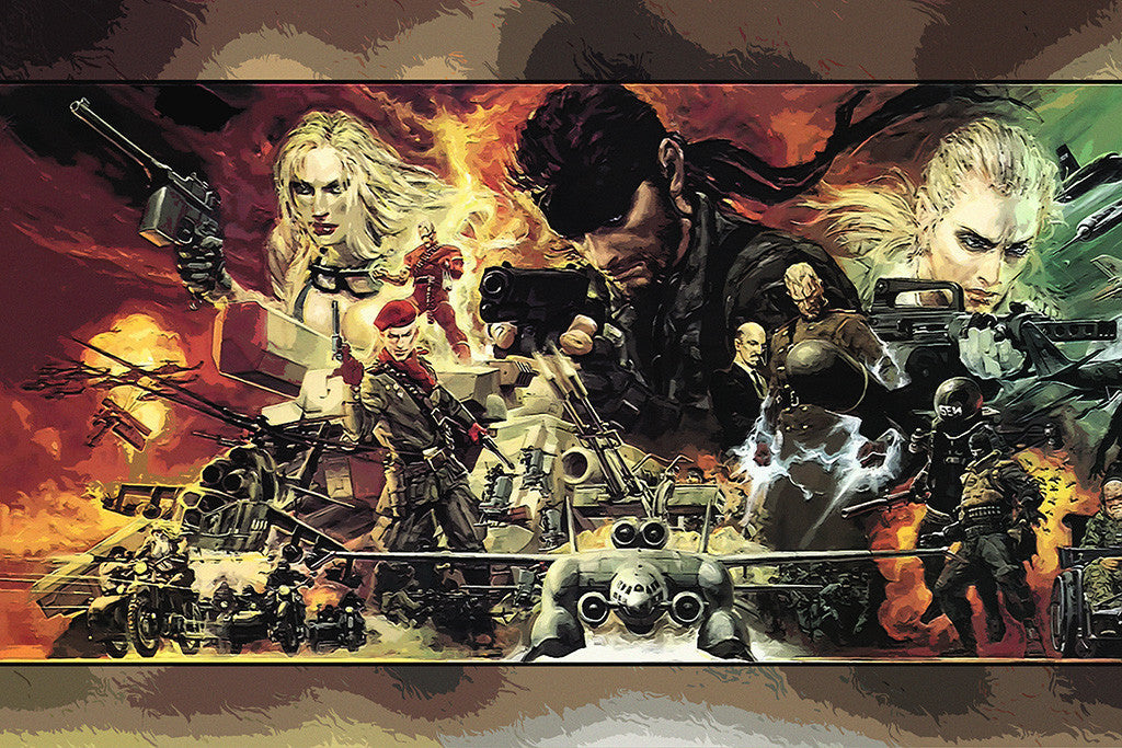 Metal Gear Solid 4 Art Poster