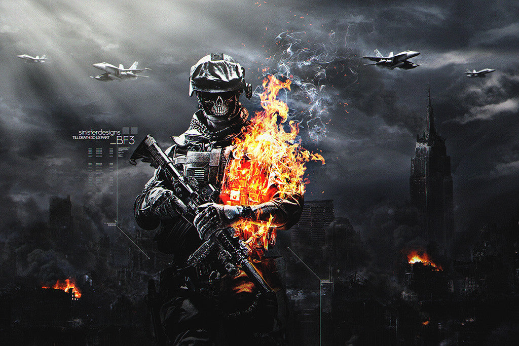 Battlefield 3 III Poster