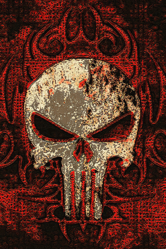 Punisher Skull Logo Poster