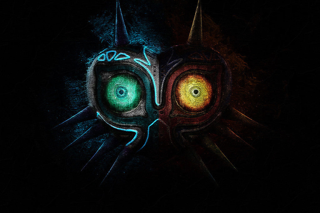 The Legend of Zelda Majora's Mask Video Game Poster