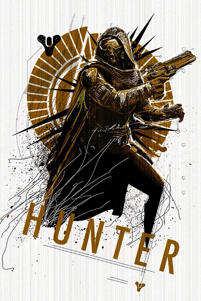 Destiny Hunter Online Game Poster