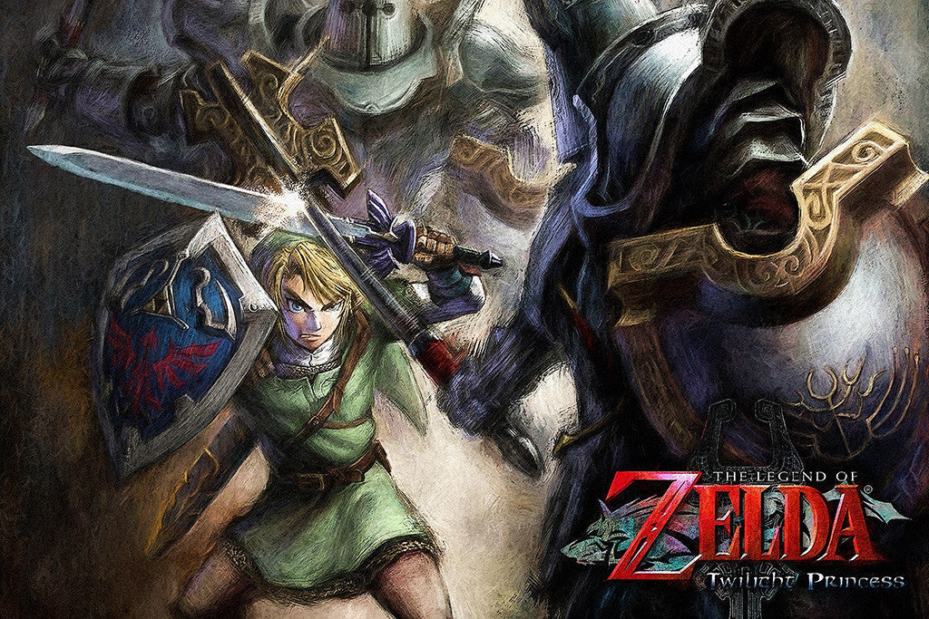 Legend of Zelda Art Game Poster