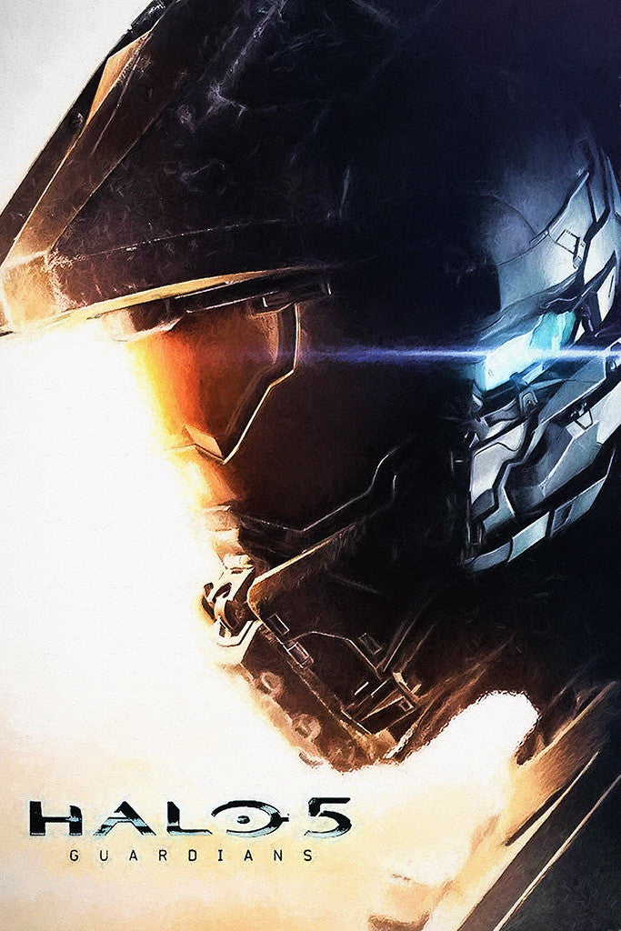 HALO 5 Guardians Close Up Poster