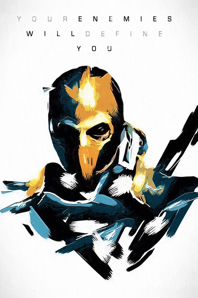 Deathstroke Batman Arkham Origins Game Poster