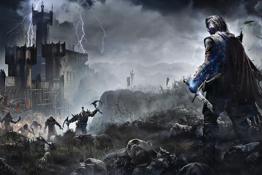 Middle Earth Shadow of Mordor Poster