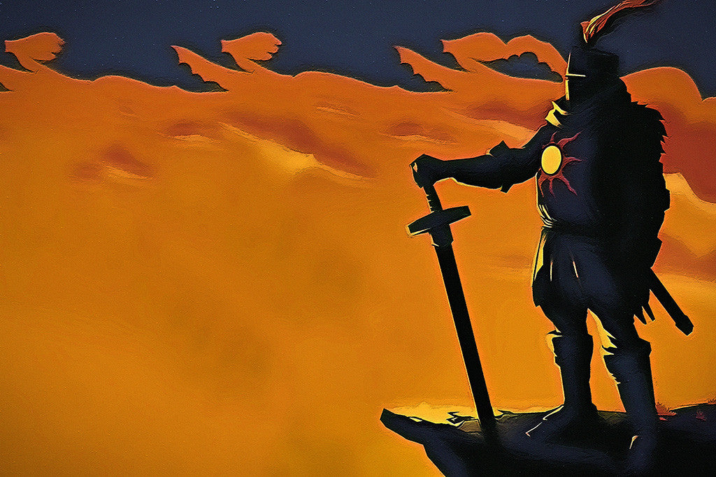 Knight Dark Souls Poster