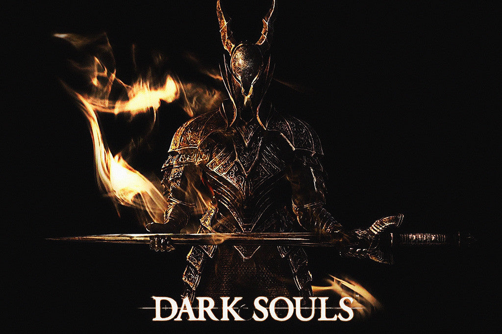 Dark Souls Black Knight Poster