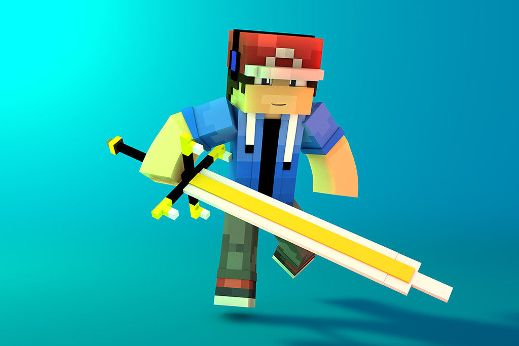 Minecraft Sword Poster