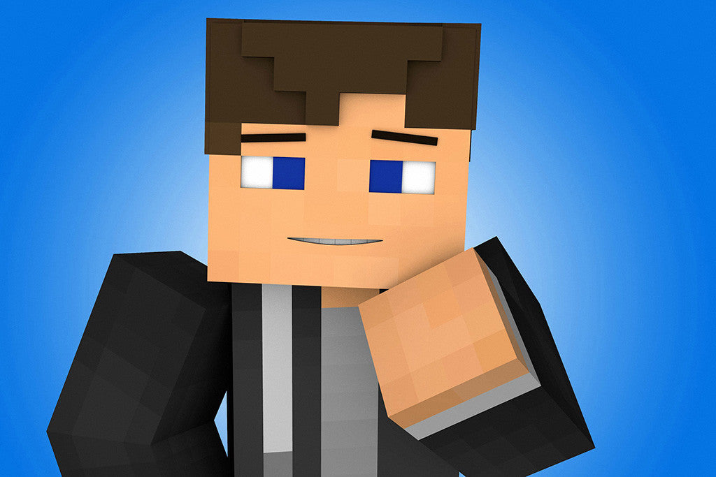 Minecraft Office Worker Poster