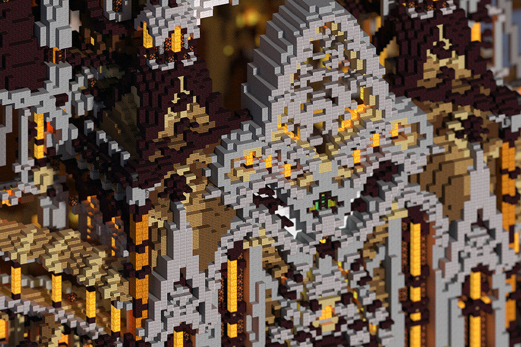 Minecraft Metropolis Poster