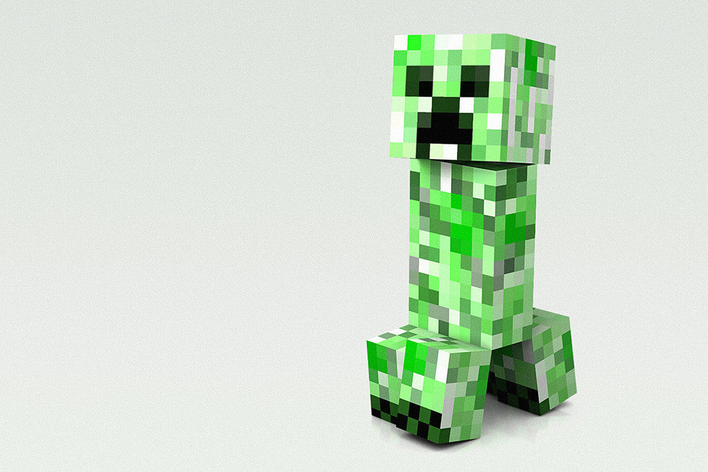 Minecraft Creeper Full Body Poster